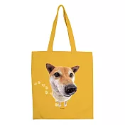 【The Dog】AJ04(黃色)-彩色手提購物包