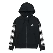Adidas 女 Essentials連帽外套XS黑