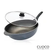 【義大利CUOCO】鈦晶岩大寶鍋(附蓋)34cm