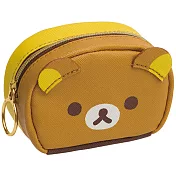 San-X 拉拉熊可愛生活系列迷你皮革收納包。懶熊+小雞