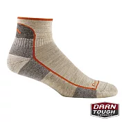 【美國DARN TOUGH】男羊毛襪HIKER 1/4 SOCK CUSHION健行襪XL(2入顏色隨機)