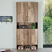 Homelike 喜家居2.7尺半開放高鞋櫃/置物櫃(1836)