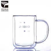 A-IDIO 雙層隔熱保溫玻璃杯(310ml)