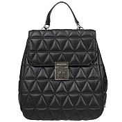 MICHAEL KORS 菱格紋後背包-經典黑（現貨+預購）經典黑