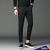 <現貨+預購>小窄管修身休閒長褲 五色-HeHa-33（黑色）