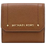 MICHAEL KORS 荔枝紋三折短夾-駝色（現貨+預購）駝色