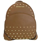 MICHAEL KORS 荔枝紋鉚釘後背包-駝色（現貨+預購）駝色