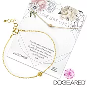 Dogeared love 珍愛系列 經典碎鑽圓球金色手鍊 附原廠盒