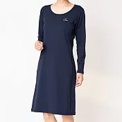 VENEX STANDARD DRY 長袖睡衣洋裝 海軍藍L海軍藍