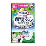 來復易 瞬吸安心漏尿專用棉墊中量型 (16片x8包/箱)