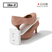 【日本like-it】日製可調式鞋類收納整理架(6入)