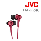 JVC HA-FR46-R 日本原裝進口 支援 Iphone Android  線控 MIC 耳道式耳機 金屬紅