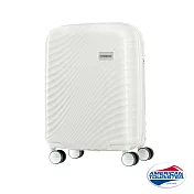 AT美國旅行者 20吋流線硬殼飛機輪TSA登機箱(象牙白)