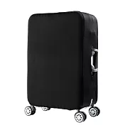 DF 生活趣館 - 行李箱保護套防塵套素色款L尺寸適用26-28吋-共3色黑色