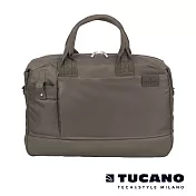 TUCANO AGIO 13吋雅痞自在商務側背包-灰