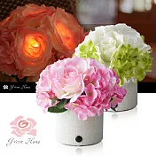 Green Hana 節能光感應玫瑰花燈-櫻花粉 (床頭燈、走道燈、居家感應燈)櫻花粉