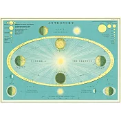 美國 Cavallini & Co. wrap 包裝紙/海報 天文學