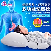 《Embrace英柏絲》樂胃 多功能 背部 墊高枕 天絲 抗菌(火燒心 溢赤酸)MIT臺灣製/獨家專利
