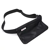 DF Queenin流行 - 台灣製專利橫式隱型貼身防盜腰包一入黑