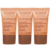 CLARINS 克蘭詩 煥顏緊緻彈力晚霜(15ml)*3(公司貨)