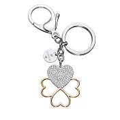 奧地利SWAROVSKI Cupid 幸運草水晶鑰匙圈