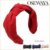 【日本Osewayaお世話や 】日本 夏日風格-毛巾結寬版髮帶 -象牙白
