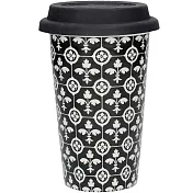 《CreativeTops》V&A雙層隔熱隨行杯(鳶尾黑350ml)