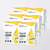 BHK’s 專利魚油Omega-3 軟膠囊 (30粒/盒)6盒組