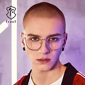 【Front 光學眼鏡】GM1909-三色可挑選(#貓眼圓框款光學眼鏡Sv12銀框