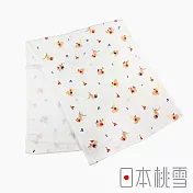 【日本桃雪】可愛紗布毛巾 (小小馬戲團)超值兩件組 (松鼠) | 鈴木太太公司貨