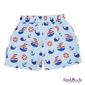 澳洲 RASHOODZ 兒童抗UV防曬泳褲 (鯨魚與小船)9-12個月