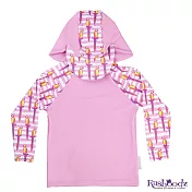 澳洲 RASHOODZ 兒童抗UV防曬半身泳衣附遮陽帽 (Polly小鸚鵡)12-24個月