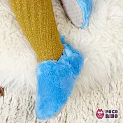 英國 POCONIDO 手工嬰兒絨絨鞋 (天空藍)6-12個月