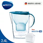 【德國BRITA】德國製。馬利拉記憶型2.4L濾水壺／藍【內含濾芯x1】