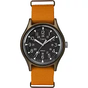 TIMEX 天美時 MK1 潮流軍錶 (黑/橘 TXTW2T10200)