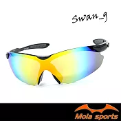 MOLA SPORTS 摩拉運動太陽眼鏡 多層彩色鍍膜 UV400 男女 跑步 高爾夫 自行車 Swan-g