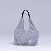 Lithe 日本 Ultrasuede環保超級纖維 輕柔肩背包 麻花灰麻花灰