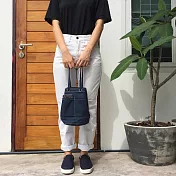 Loft THAI | 泰.兩用帆布水桶包.小 |Navy