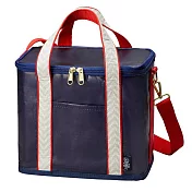 【日本BRUNO】野趣保溫保冷小型午餐袋藍色