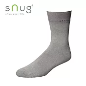 【sNug十秒除臭襪】職場必備/西服百搭/簡約俐落/紳士襪（27-29）灰色