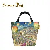 Sunny Bag - 火車頭顏坊-托特包-平溪老街放天燈