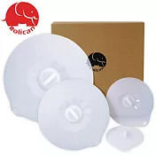 Rolican樂立康矽膠四件式保鮮蓋組