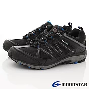 日本Moonstar戶外健走鞋-4E寬楦防水戶外鞋款M016黑-25.5~28cmJP25.5黑