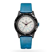 Q&Q SmileSolar 巴賽爾系列太陽能手錶-靛黑藍Small/35mm