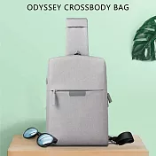 【WiWU】Odyssey Crossbody Bag奧德賽休閒商務胸包-灰色