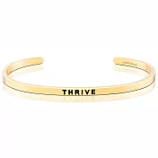 MANTRABAND THRIVE 滋養成長茁壯 發揮無限潛能 金色手環