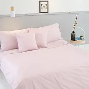心的覺醒有機棉雙人標準床包_石英粉紅