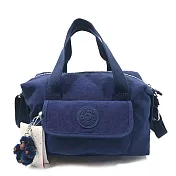 KIPLING 百搭防水尼龍手提/斜揹包-藍（現貨＋預購）藍