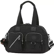KIPLING DEFEA手提/斜背兩用包-黑色 (現貨+預購)黑色