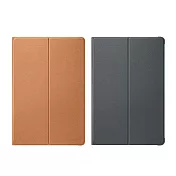 HUAWEI華為 MediaPad M5 Lite 原廠翻蓋書本式皮套 (公司貨-盒裝) 棕色
